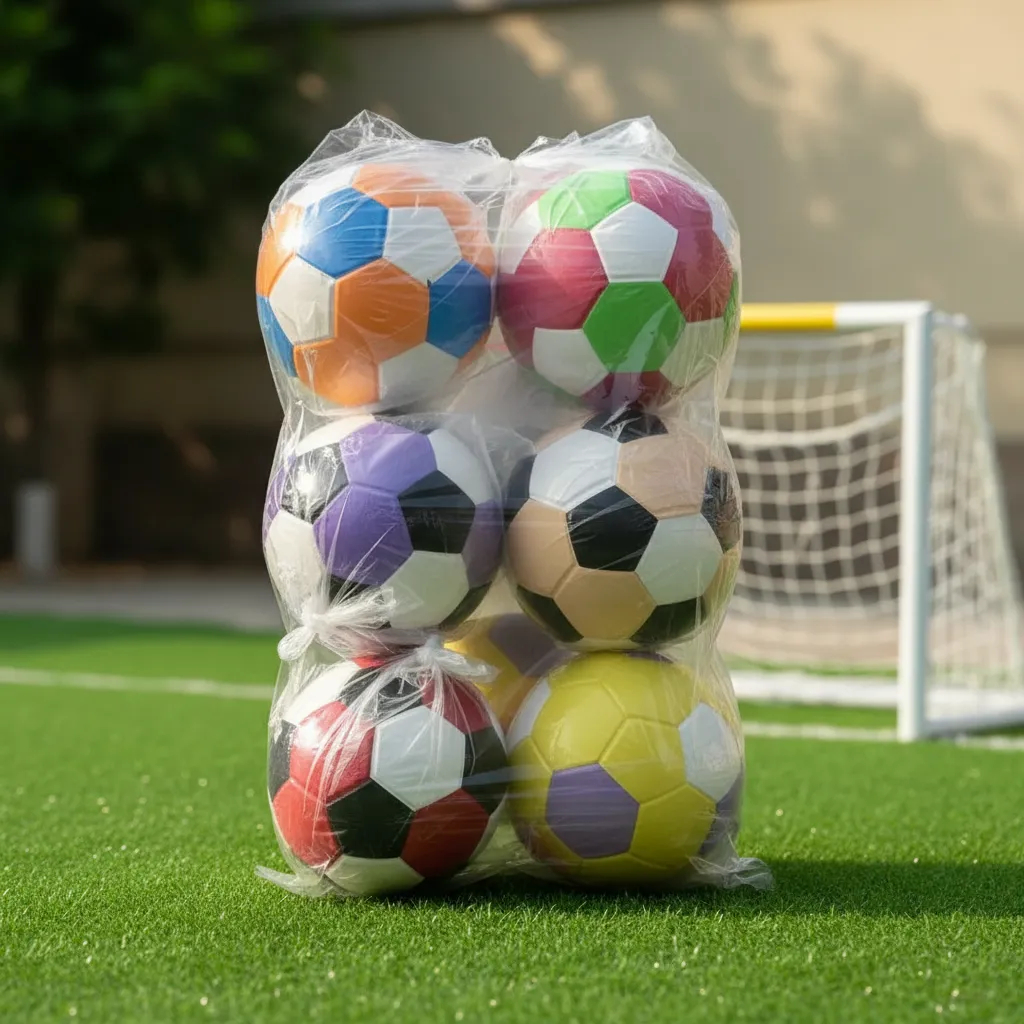 Kit Bolas De Futebol e Vôlei Coloridas Em Eva Piscinas Praias Quadras Campo