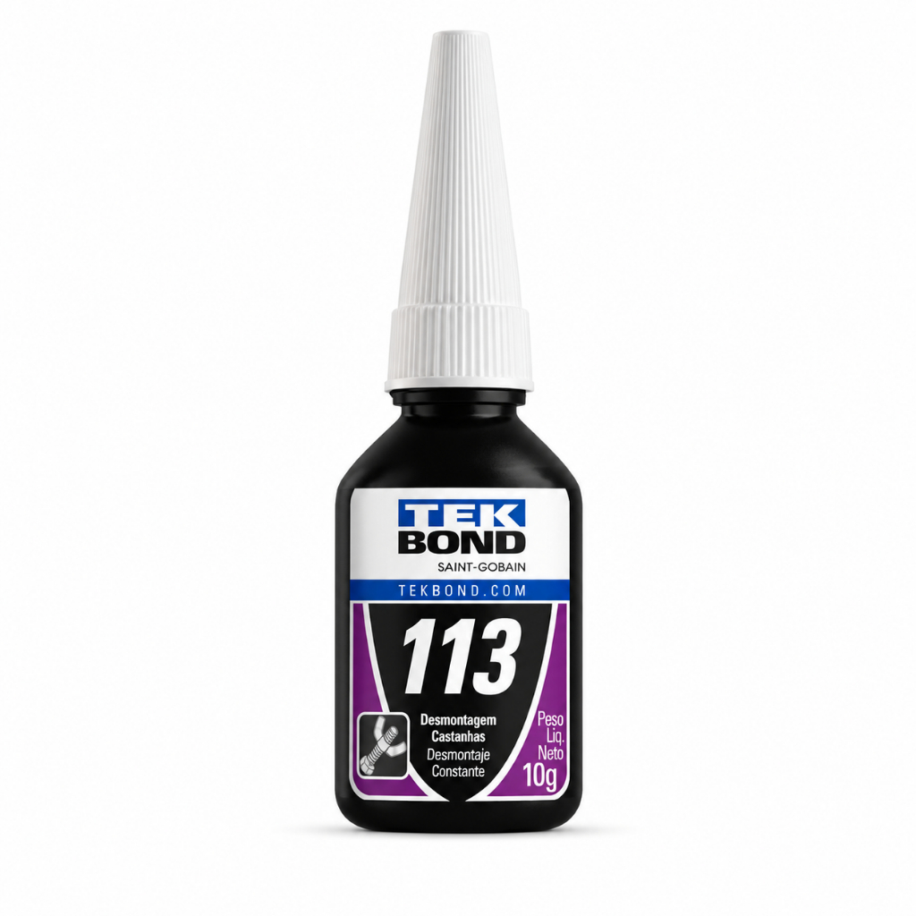 Cola Tekbond 113 Trava ParafusoInstantanea Alta Resistencia Para Desmontagem Constante