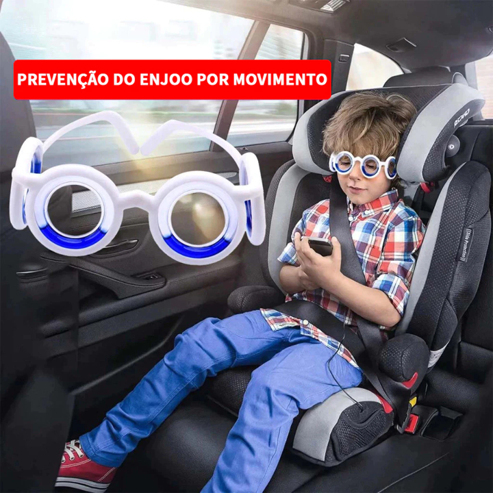 Óculos Anti-enjoo Viagem Criança Adulto Carro Ônibus Avião