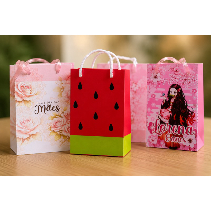 Sacolinhas Personalizadas | Escolha o tema | Lembrancinha festa Infsntil | Sacola Surpresa