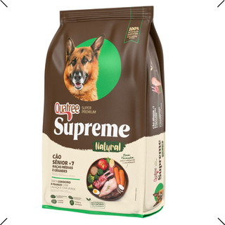 RAÇÃO QUATREE SUPREME SENIOR RAÇA MEDIA E GRANDE 15KG