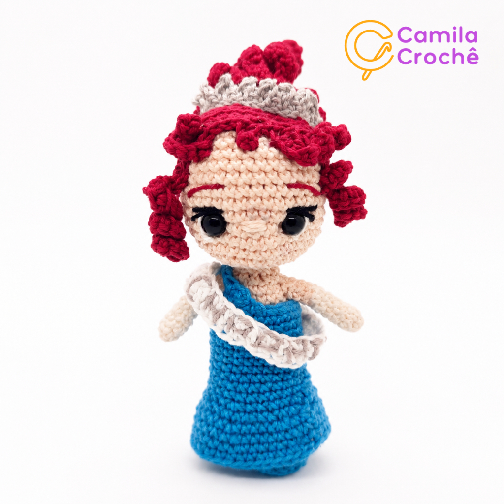 Boneca Chappell Roan Amigurumi Artesanal 15 cm
