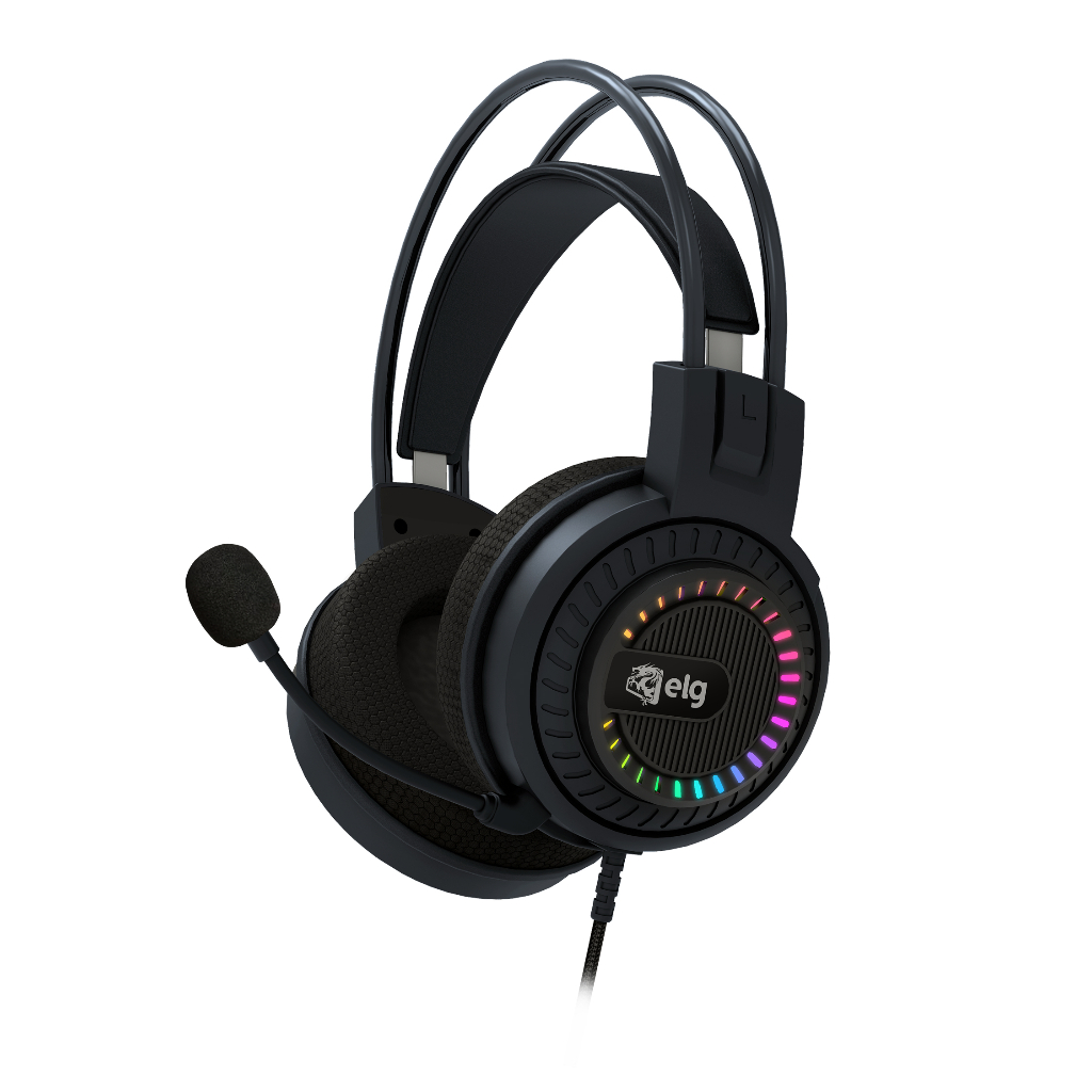 Headset Gamer Mizar 3D Surround 7.1 RGB ELG