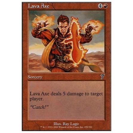 Machado de Lava (Dano) - - Magic The Gathering
