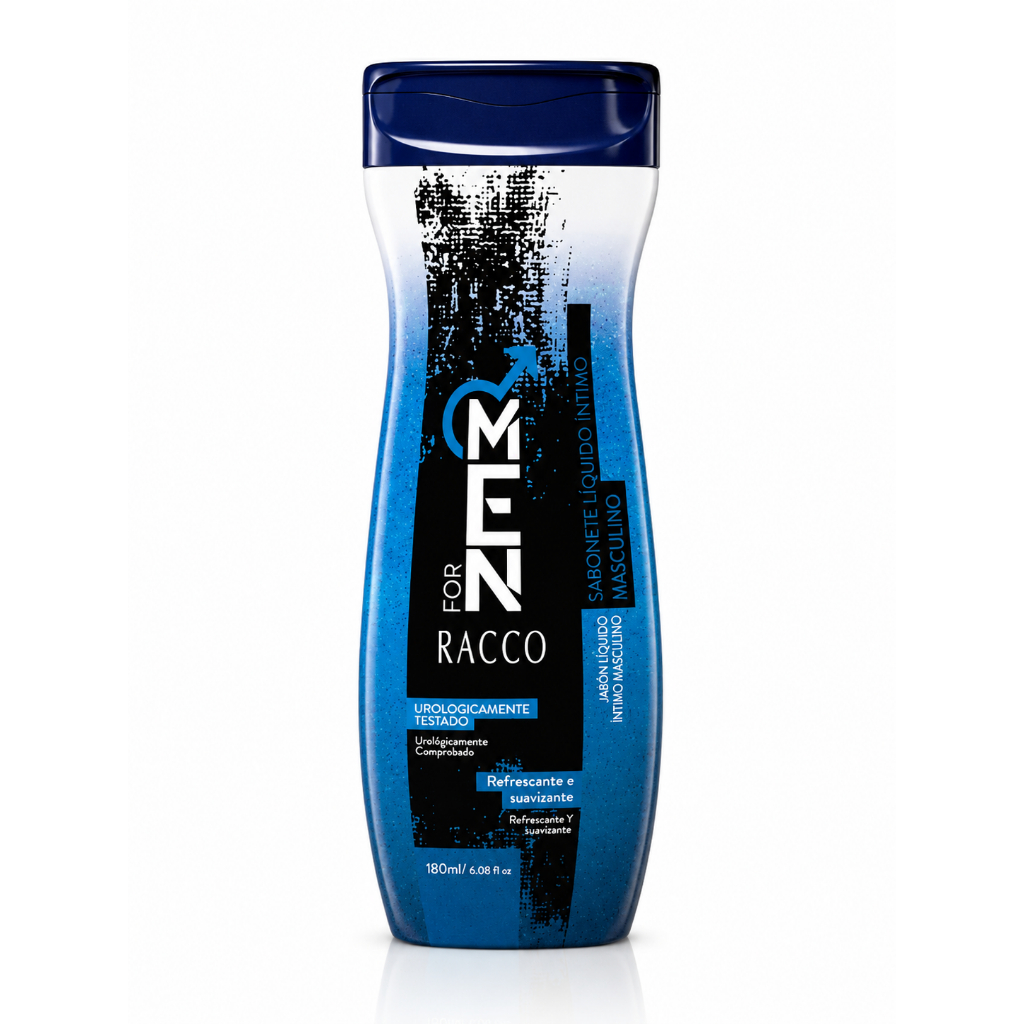 Sabonete Íntimo Masculino For Men Racco 180ml Refrescante pH Equilibrado Testado