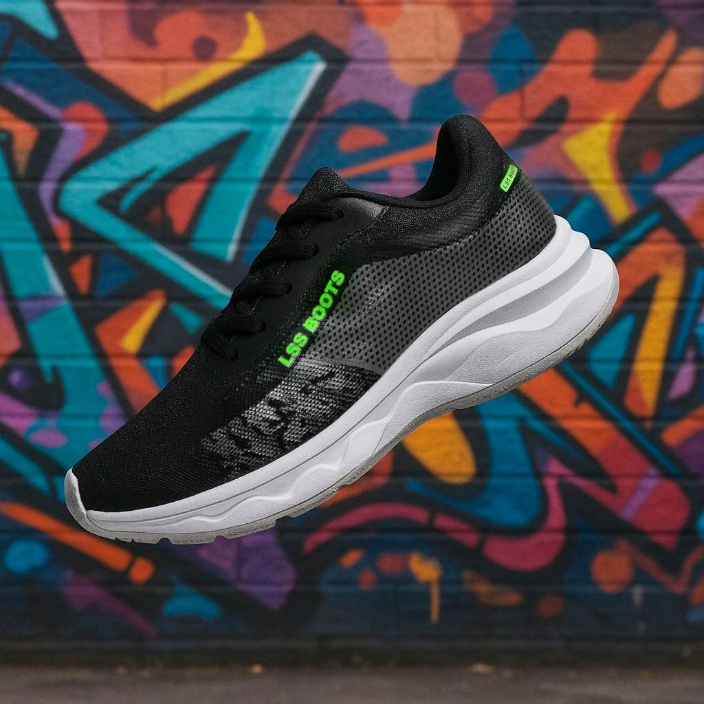 Tênis Caminhada Masculino Pulse Leve Flexível Conforto Prolongado