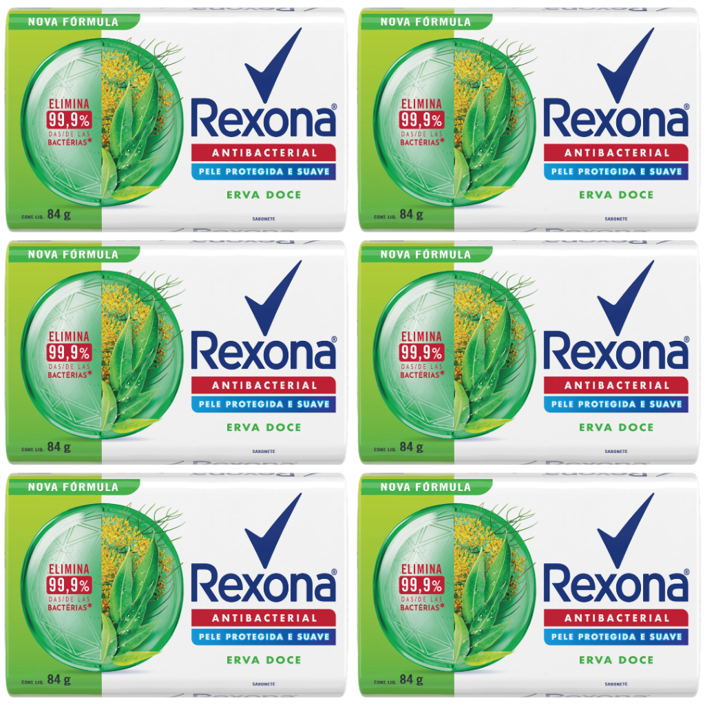 Sabonete em Barra Erva Doce Rexona 84g