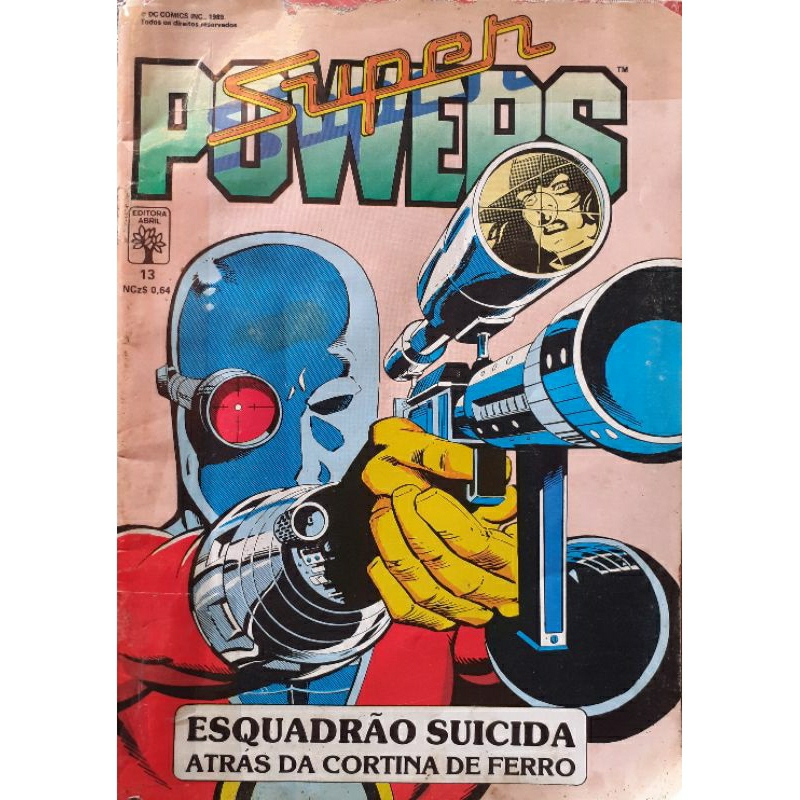 Super Powers Nº 13 - Esquadrão suicida ( Abril-1989 ) Gibi DC