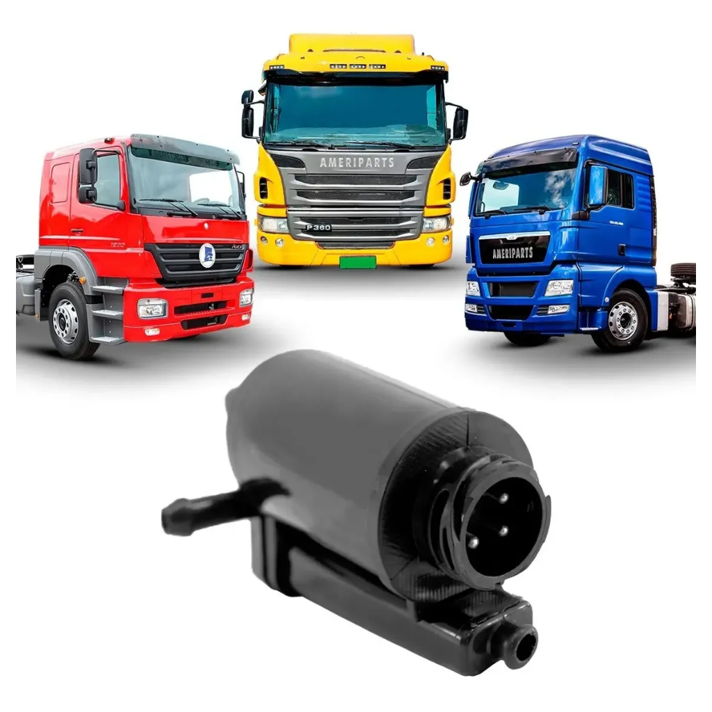 Bomba Limpador Para-brisa Scania P G R Mb Axor Atego 1938s Man NTG TGX 24V