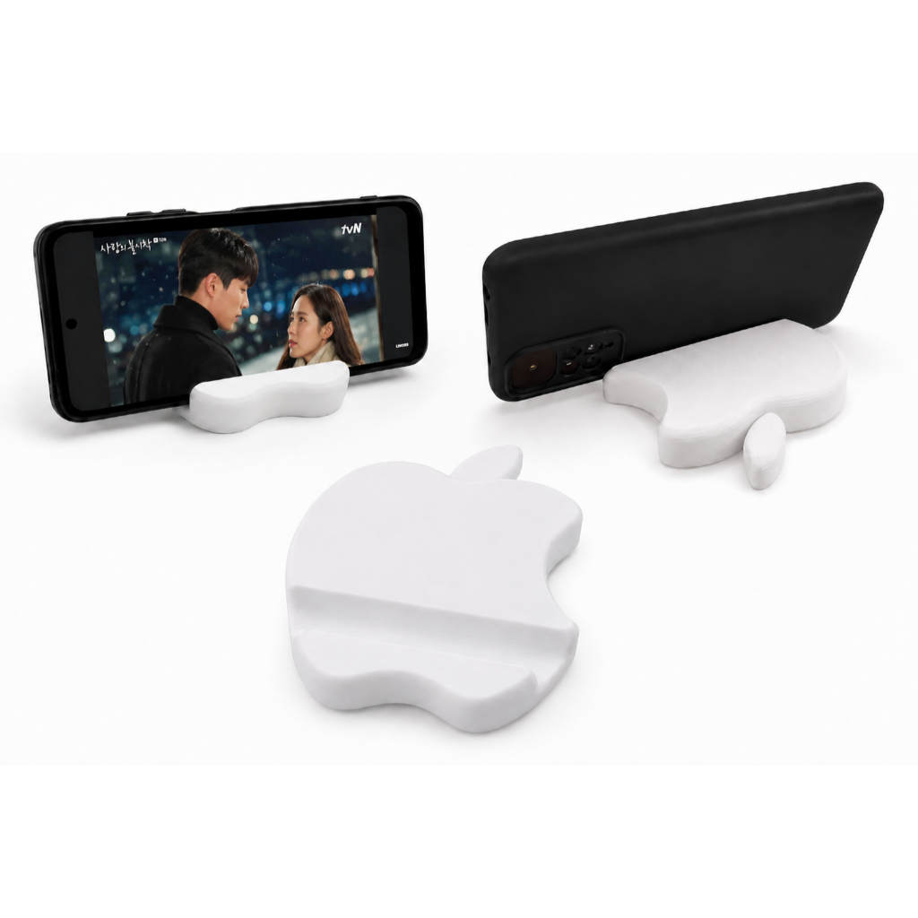 Suporte Celular Mesa Portátil Compacto Para Assistir Vídeos, Gravar, Fotos, Lives, Treinos e Home Office Branco