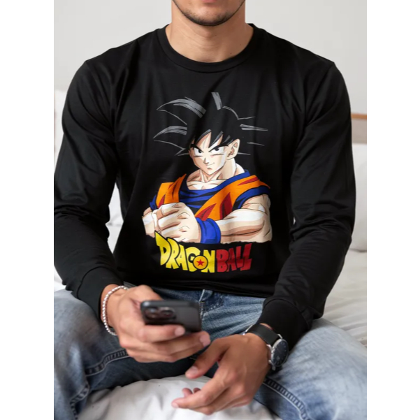 Camiseta Manga Longa Dragon Ball Ref=572