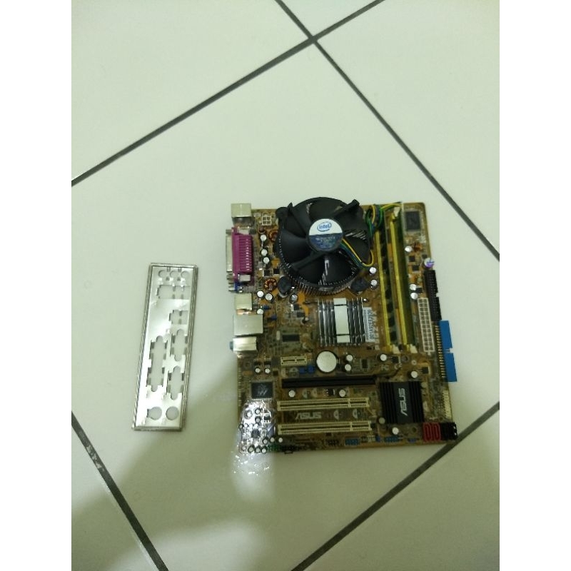 SUCATA Placa mãe asus p5gz-mx lga775 + processador + 512mb + 2gb ddr2 Leia Descrição