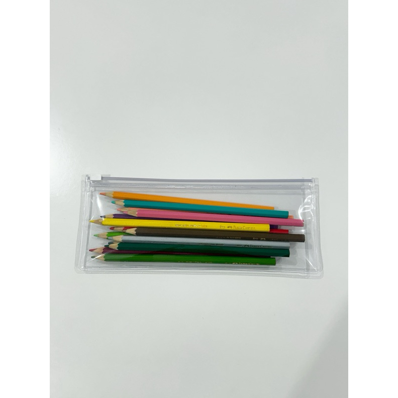 Kit 150 Unidades Estojo Zip Zap 23x9,5 Transparente Cristal