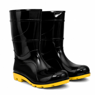 Bota Galocha PVC Motoboy Impermeável Antiderrapante Entregador Chuva Sola Reforçada Envio Rápido !