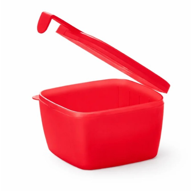 Conserva Metade Quadrado 600ml Tupperware com gancho para pendurar Tupper