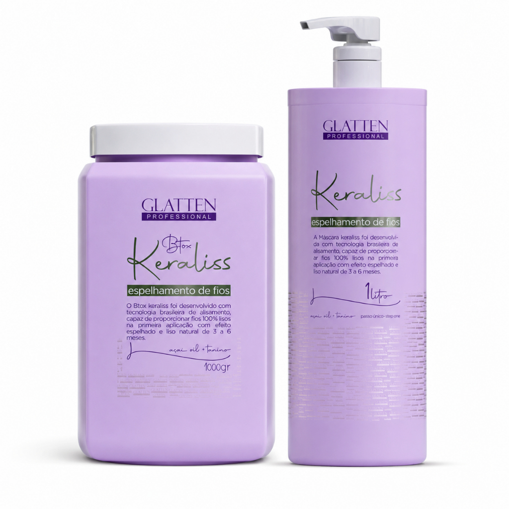Kit M BTX Botox Sem Formol 100%áscara Progressiva Alisamento Definitivo Liso