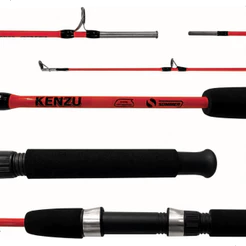 Vara Para Molinete 2 Partes Kenzu Summer 1,00m 8-14lbs Maciça Leve Pesca Pesqueiro Tilápia Traíra Lambari Piau Saicanga