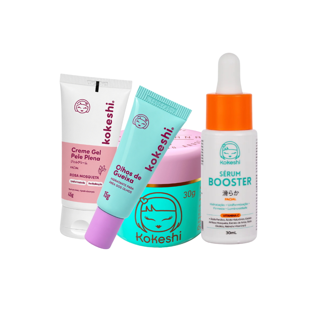 Kit Rejuvenescimento Diurno + Pele de Porcelana Kokeshi