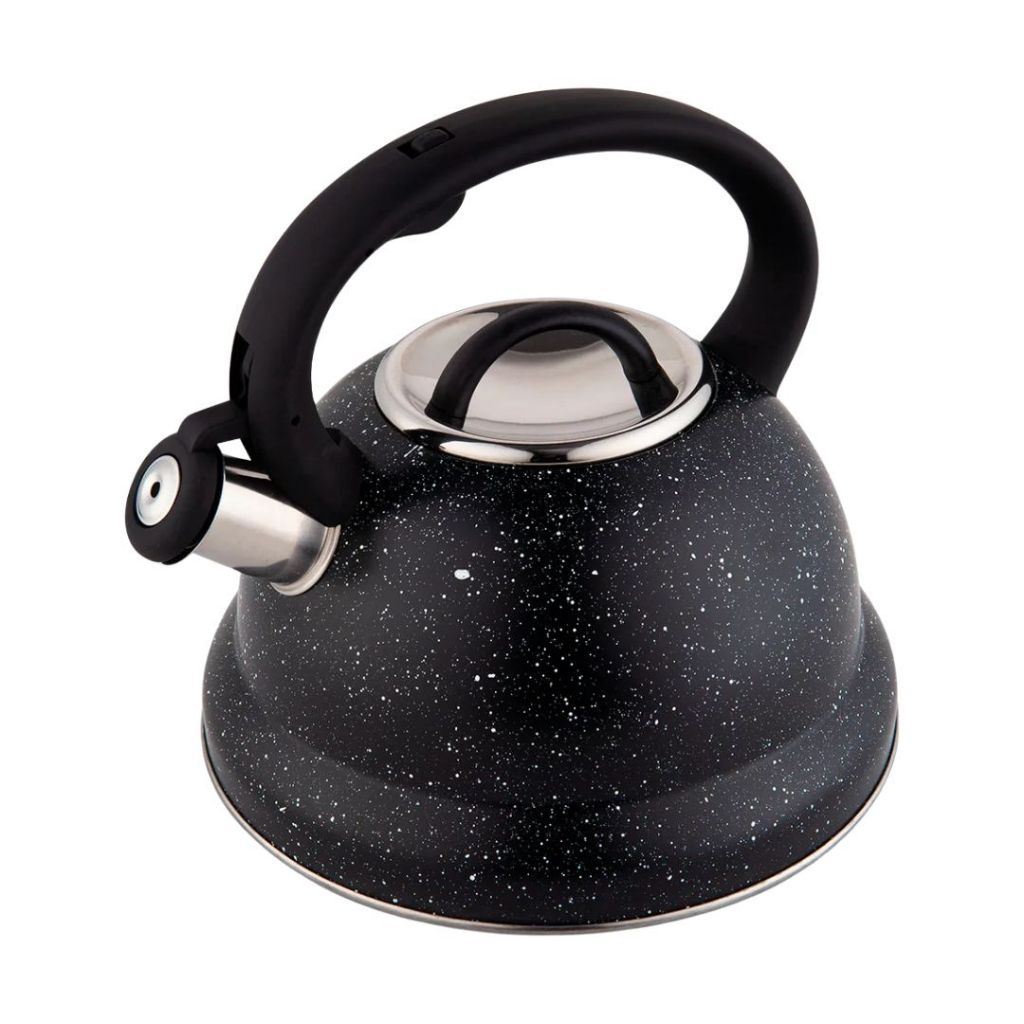 Chaleira Inox 2,7L com Apito Indução Antiaderente Fogão Água Café e Chá Cozinha