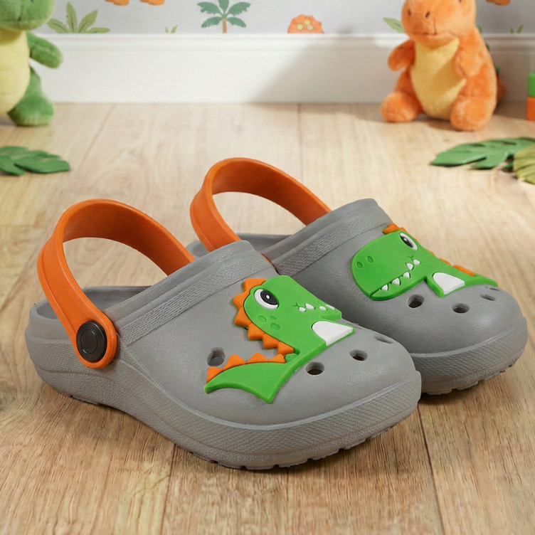 Babuche Infantil Menino Dinossauro Confortável Escolar Promoção