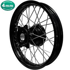 Roda Calha Folha Jante Traseira Aro Preto Jante Crf 230 Cubo Preto Raios 4mm