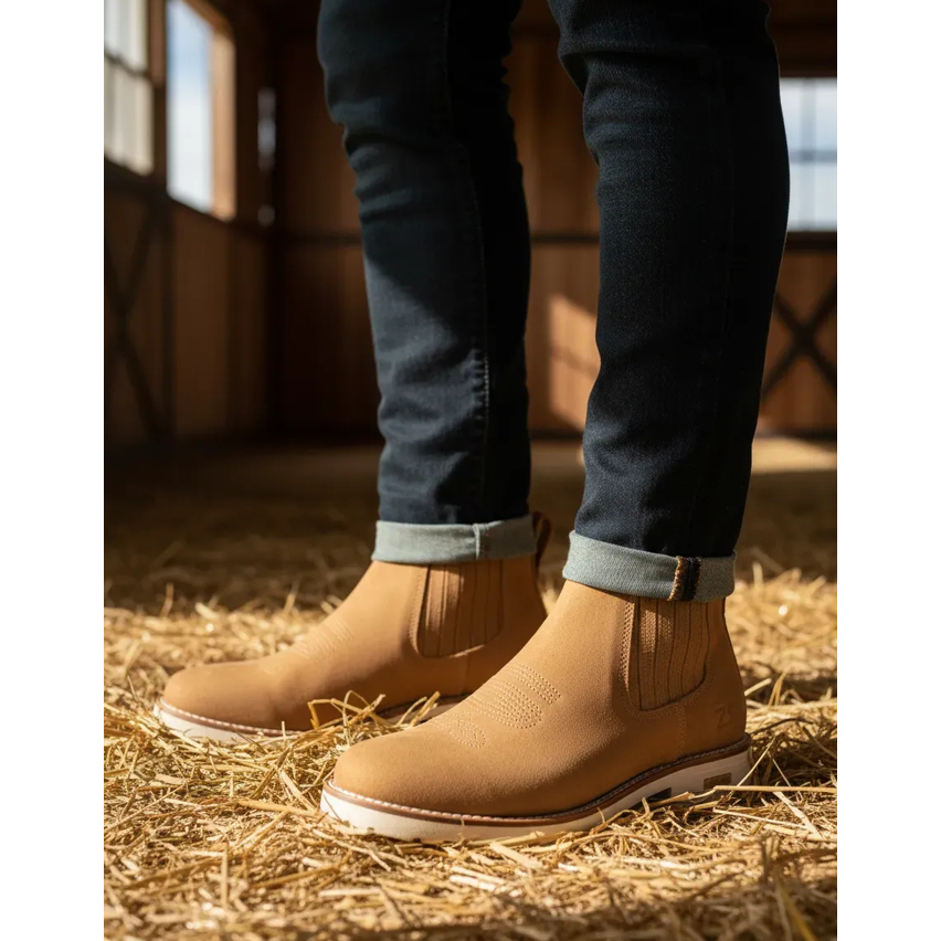 Botina Zebu Mustang Sela Sola Branca Bota Country Masculina Com Acabamento Premium Country
