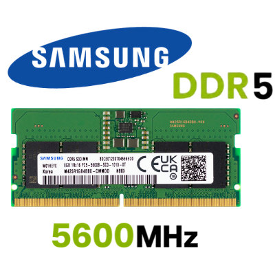 Memória RAM 8GB DDR5 5600MHZ ADATA/Samsung/Zilla PC5 1X8 SODIMM para Notebook-Laptop