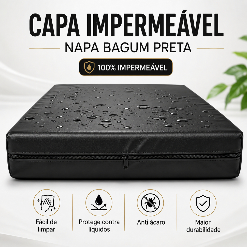 Casal Impermeável Hospitalar Napa Premium Vários Tamanhos Protetor De Colchão