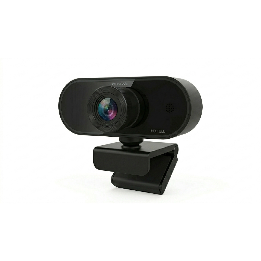 Webcam Full HD Com Microfone Integrado - Vídeo HD, Fácil de Usar, Múltiplas Opções de Montagem