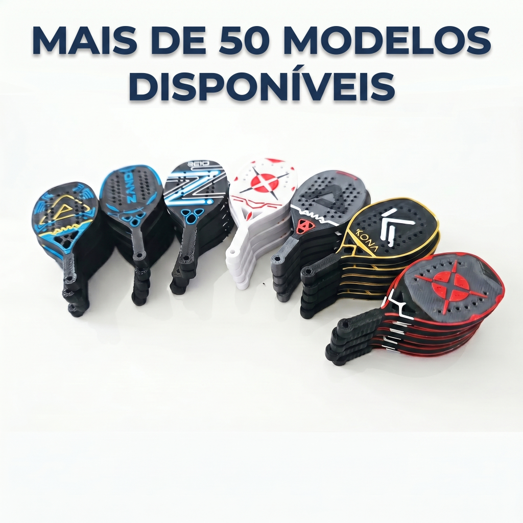 Chaveiro Raquete Beach Tennis 3D