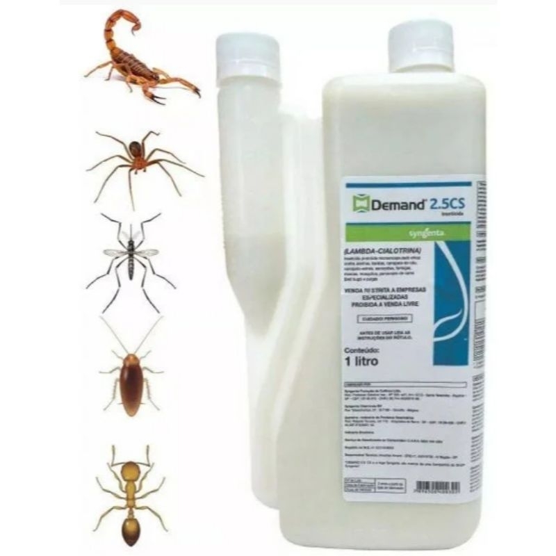 Demand 2,5 Cs - syngenta 1litro - controle de pragas