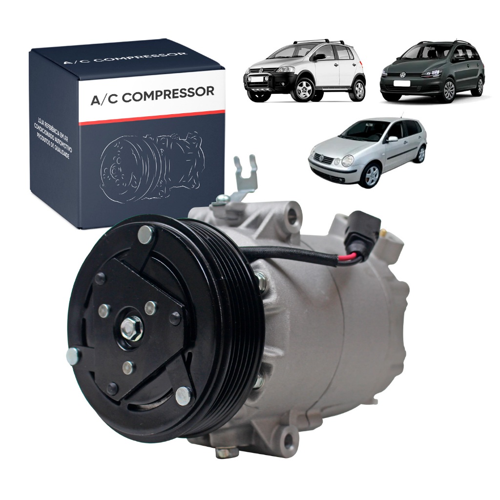 Compressor CVC  Fox Cross Fox Space Fox Polo 2004 em diante