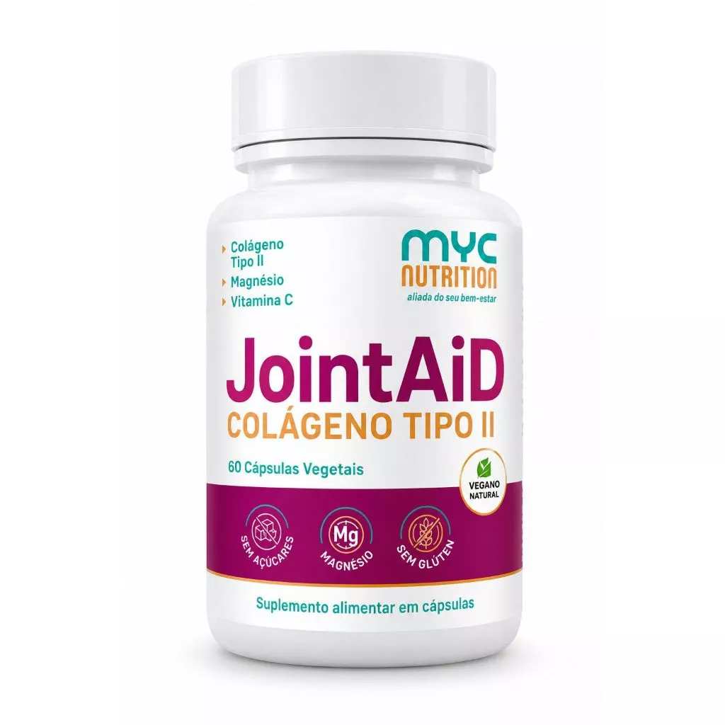 Colágeno Tipo 2 60 Cápsulas Magnésio Vitamina C Sem Glúten