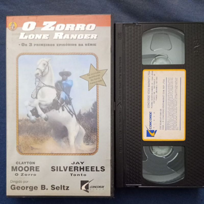 Vhs zorro lone ranger