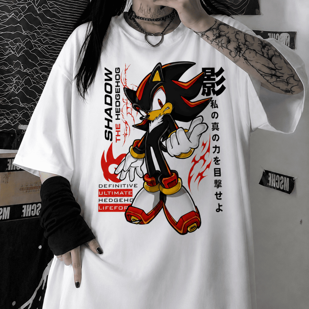 CAMISETA SHADOW SONIC GAME UNISSEX