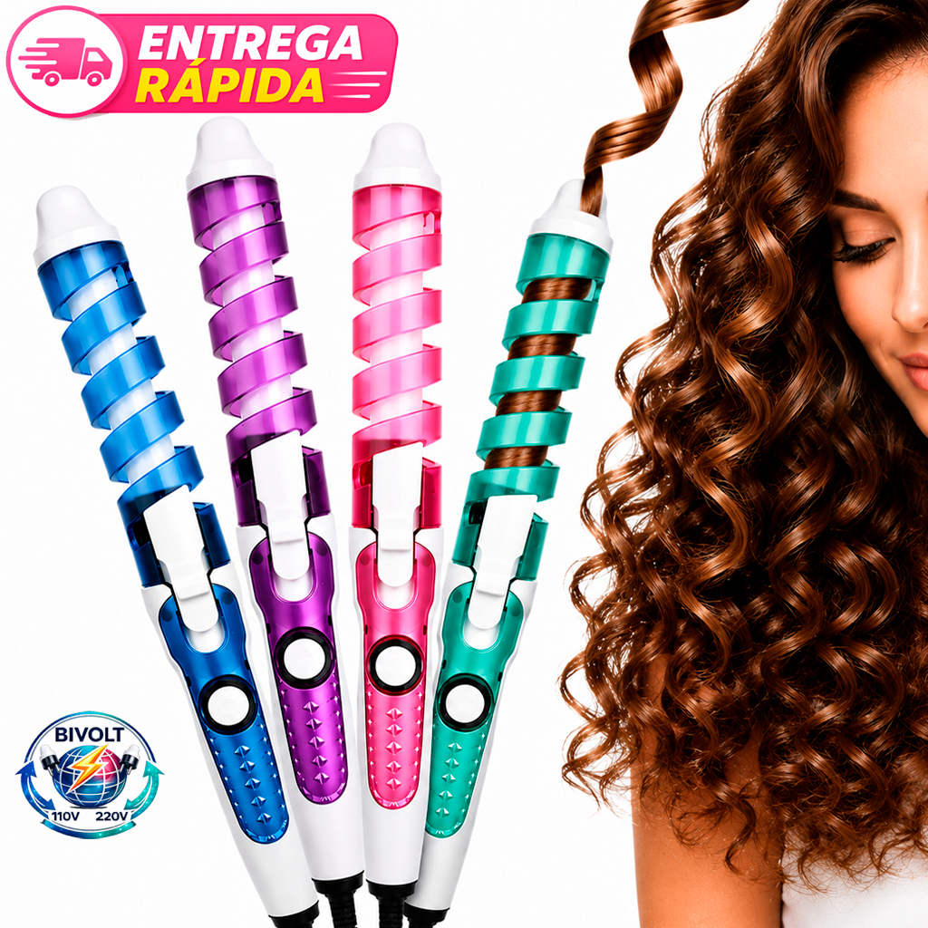 Modelador De Cachos Cacheador Babyliss Espiral Profissional 110v/220v Bivolt