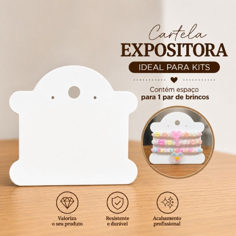 3000 CARTELAS TAG PARA PULSEIRAS E BIJUTERIAS – EXPOSITORES E EMBALAGEM PAPEL DUPLEX 250 G RESISTENTE
