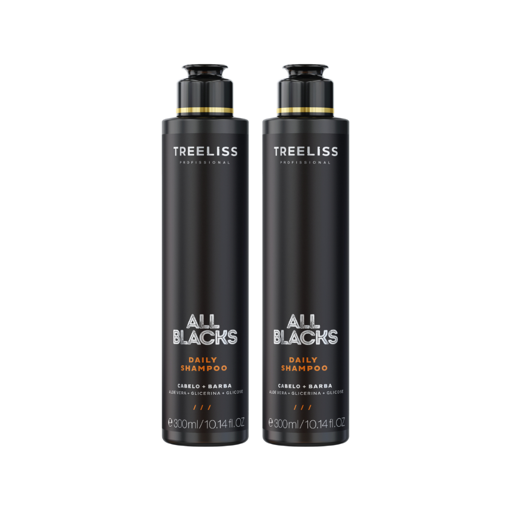 Tree Liss All Blacks Shampoo All Black Barber 2x300ml