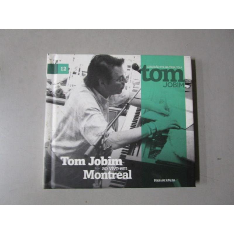 CD - COLEÇÃO FOLHA TRIBUTO A TOM JOBIM - TOM MJOBIM AO VIVO EM MONTREAL