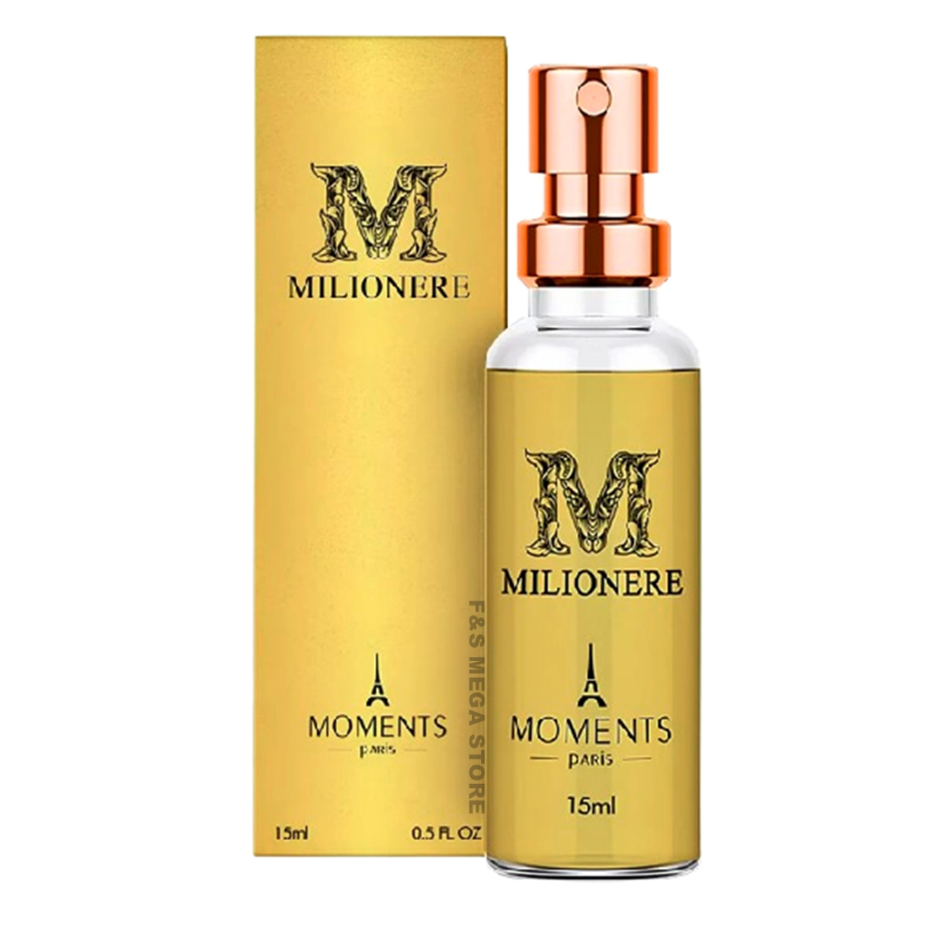 Perfume Masculino Milionere One Moments Paris 15ml Para Bolso Bolsa Alta Fixação Melhor Da Perfumaria Masculina
