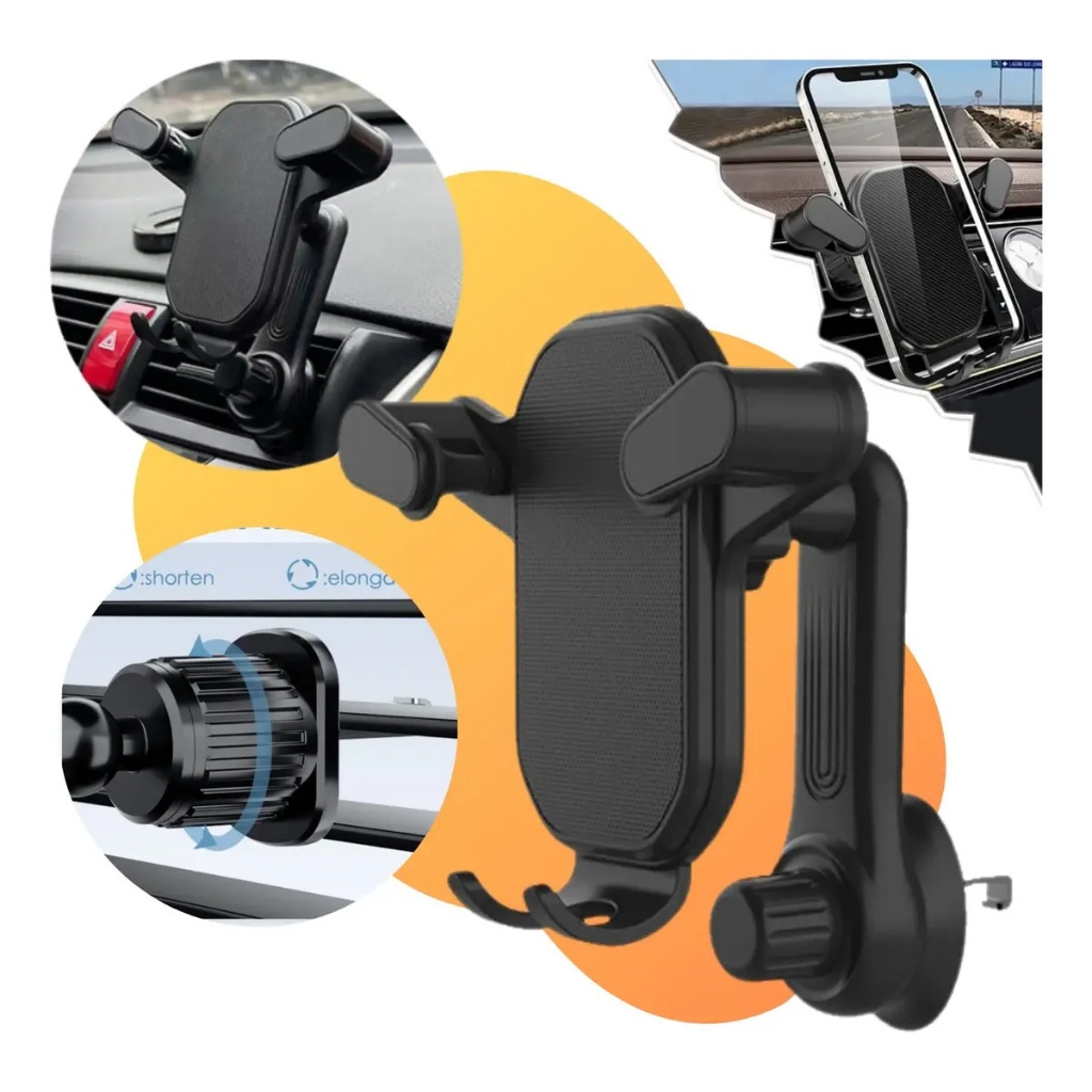 Suporte Celular Automotivo 360 Saída Ar Condicionado Não Cai reforçado entrga rapida