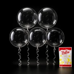 50 Unidades Balão Bubble 10/12/18/24 Polegadas Cristal Decoração Festa Aniversario