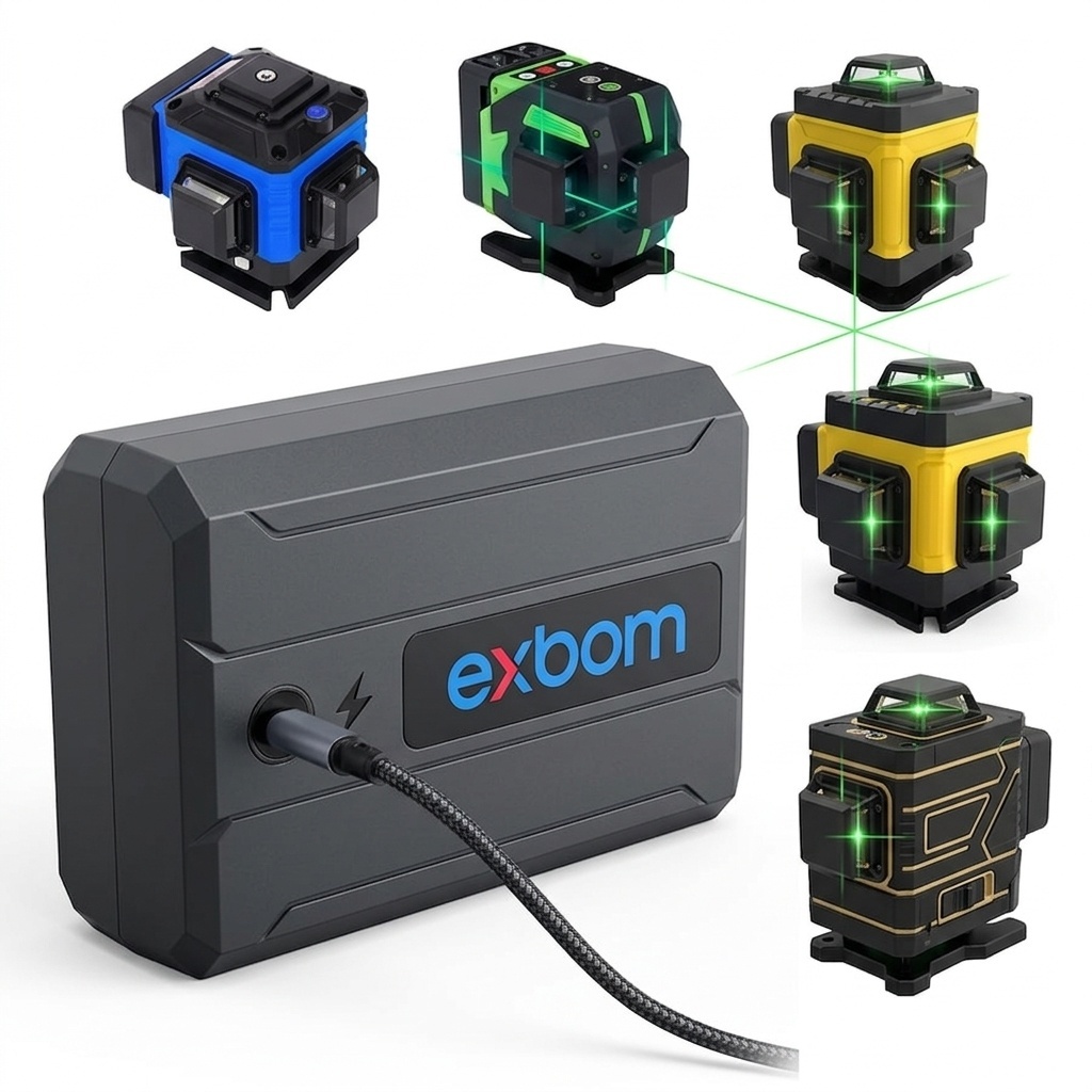 Bateria Recarregável 3,7V 3000mAh Para Nível A Laser