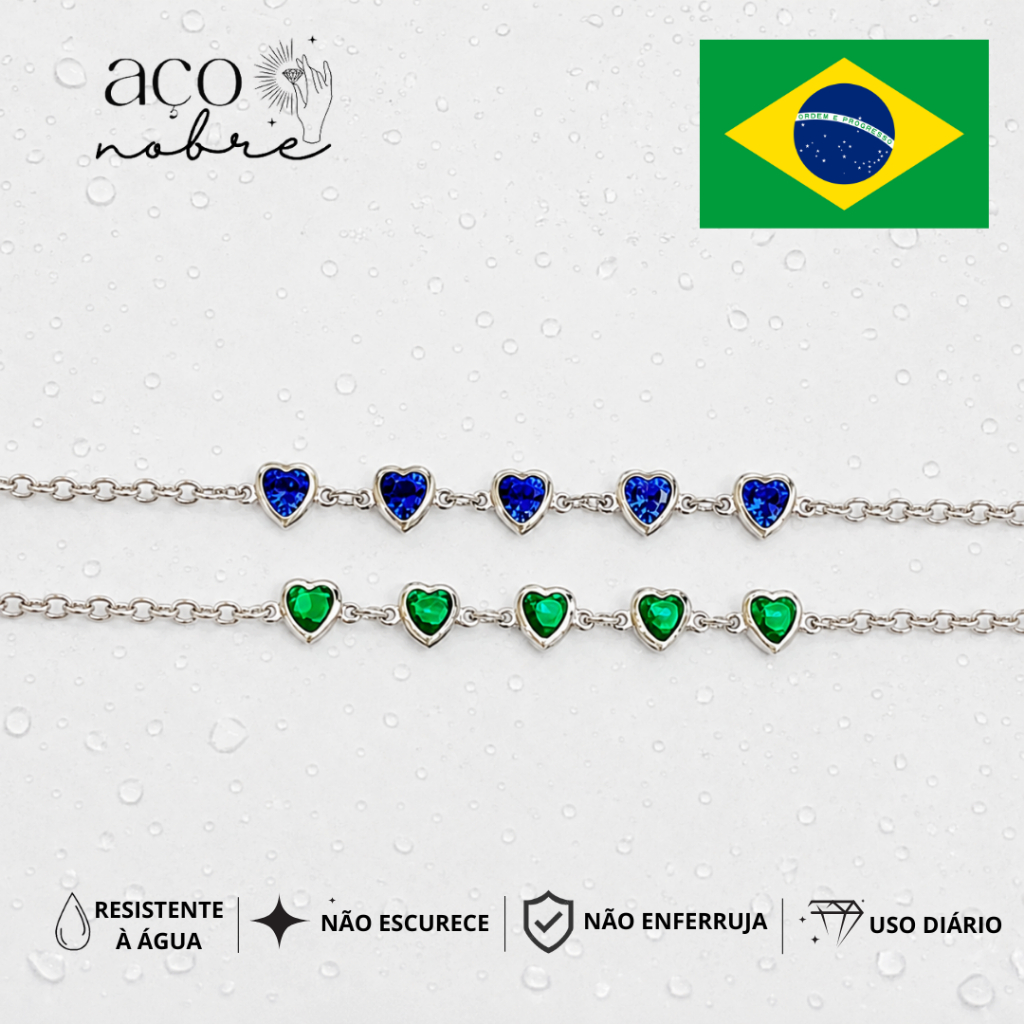 Pulseira Coração Em Aço Inox Joias De Coração Colar romântico Em Aço Inox Joias Em Cristais Cristal