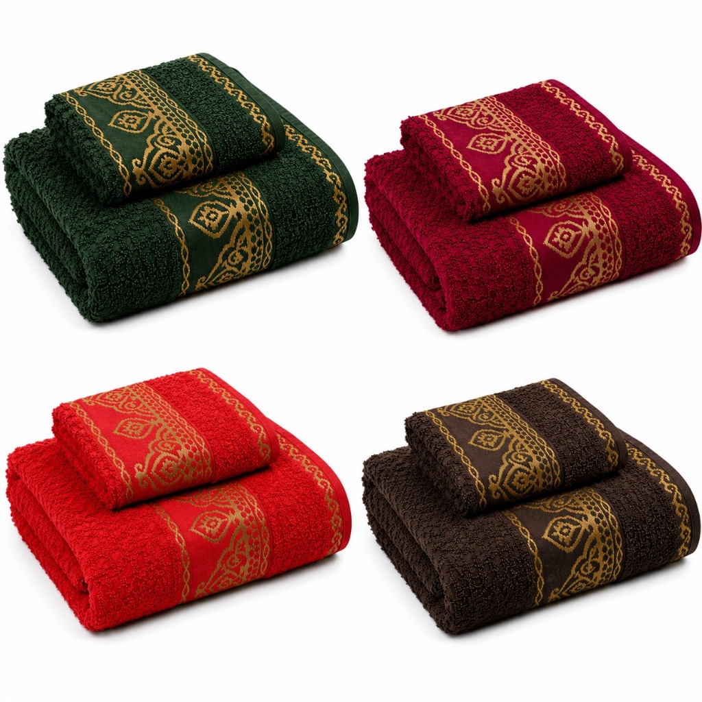 Jogo Toalhas 02 Peças Banho e Rosto Fio Penteado Luxo Algodão Grande Macia 400g/m² Laune Haus