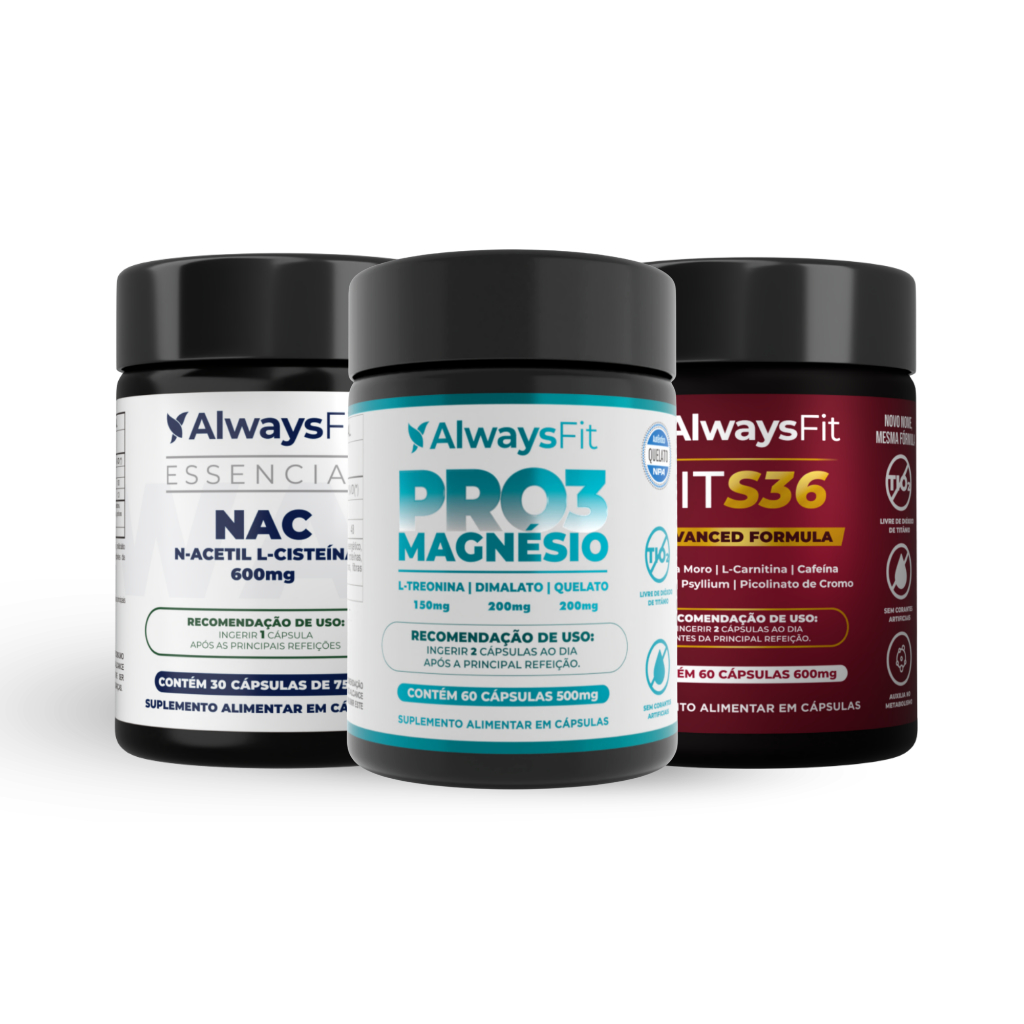 Kit Pro3Magnesio + Fit S36 + NAC