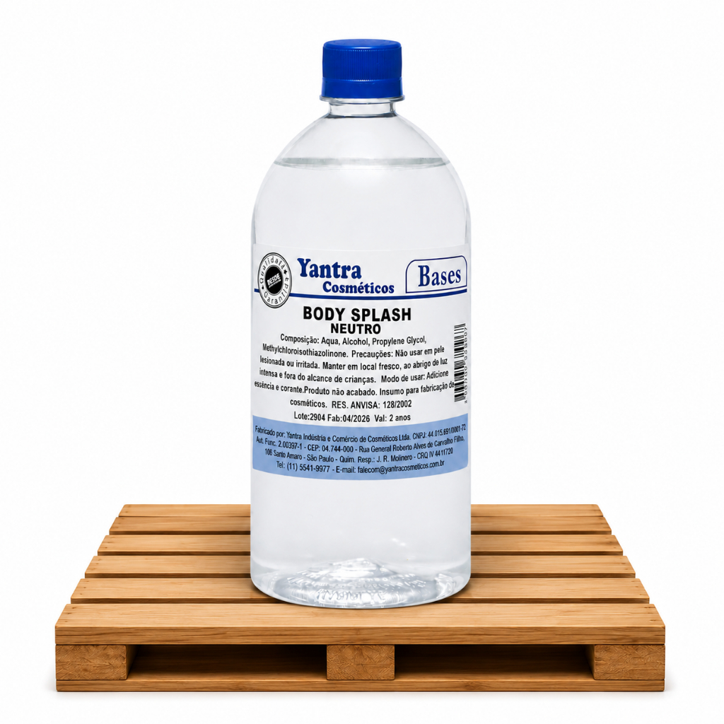 Body Splash Neutro 1 Litro Base Pronta Para Personalizar | Yantra Cosméticos