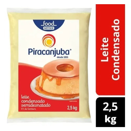 Leite Condensado Piracanjuba Pacote 2,5kg