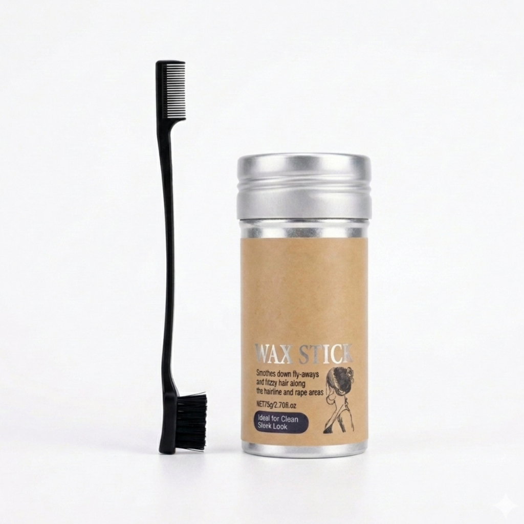 Kit Cera Bastão Wax Stick Pomada Modelador + Pente Finalizador