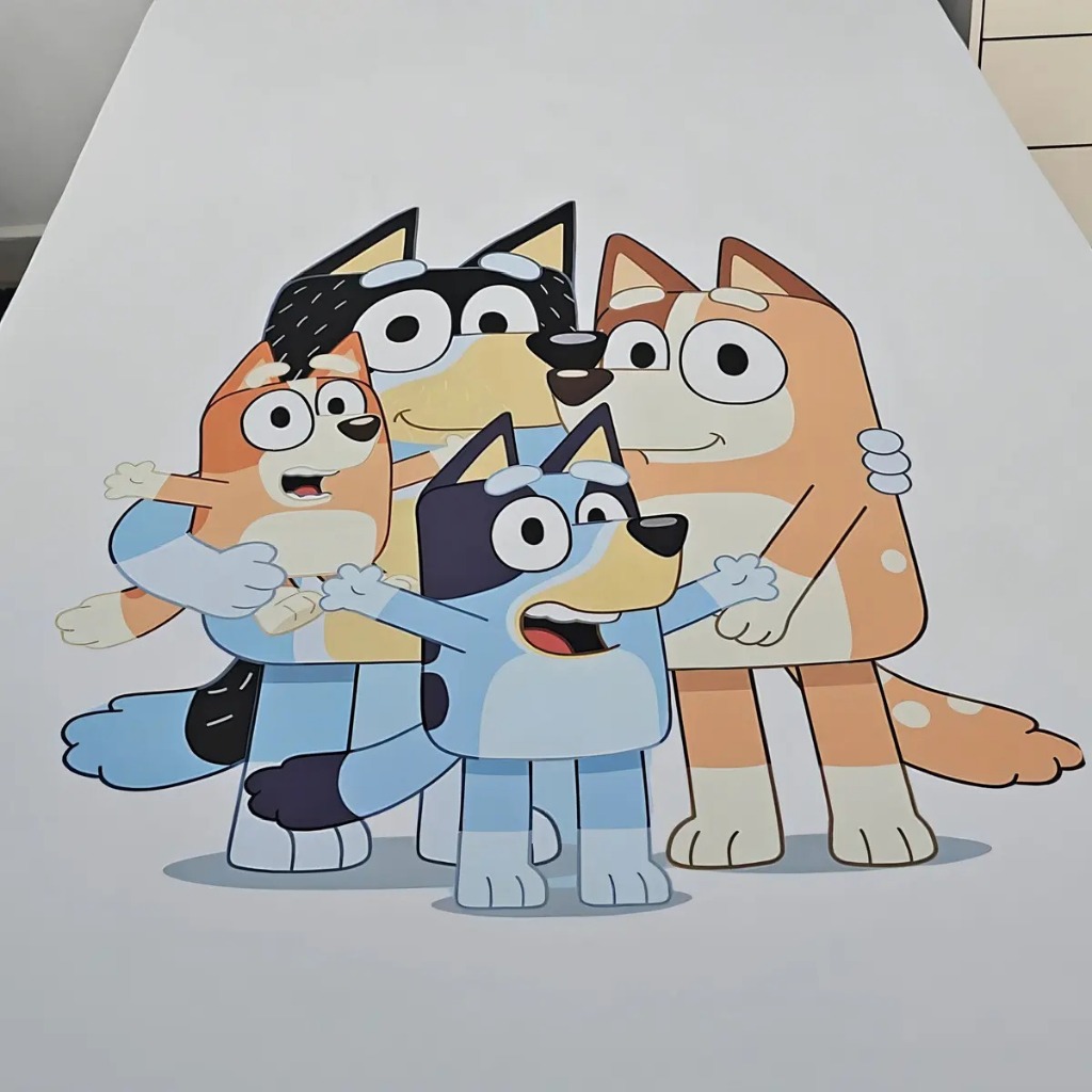 Jogo de Lençol + Fronha Série Desenho Bluey — imagem 2 de 2